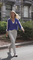 Blue and Ecru Alpla Sweater